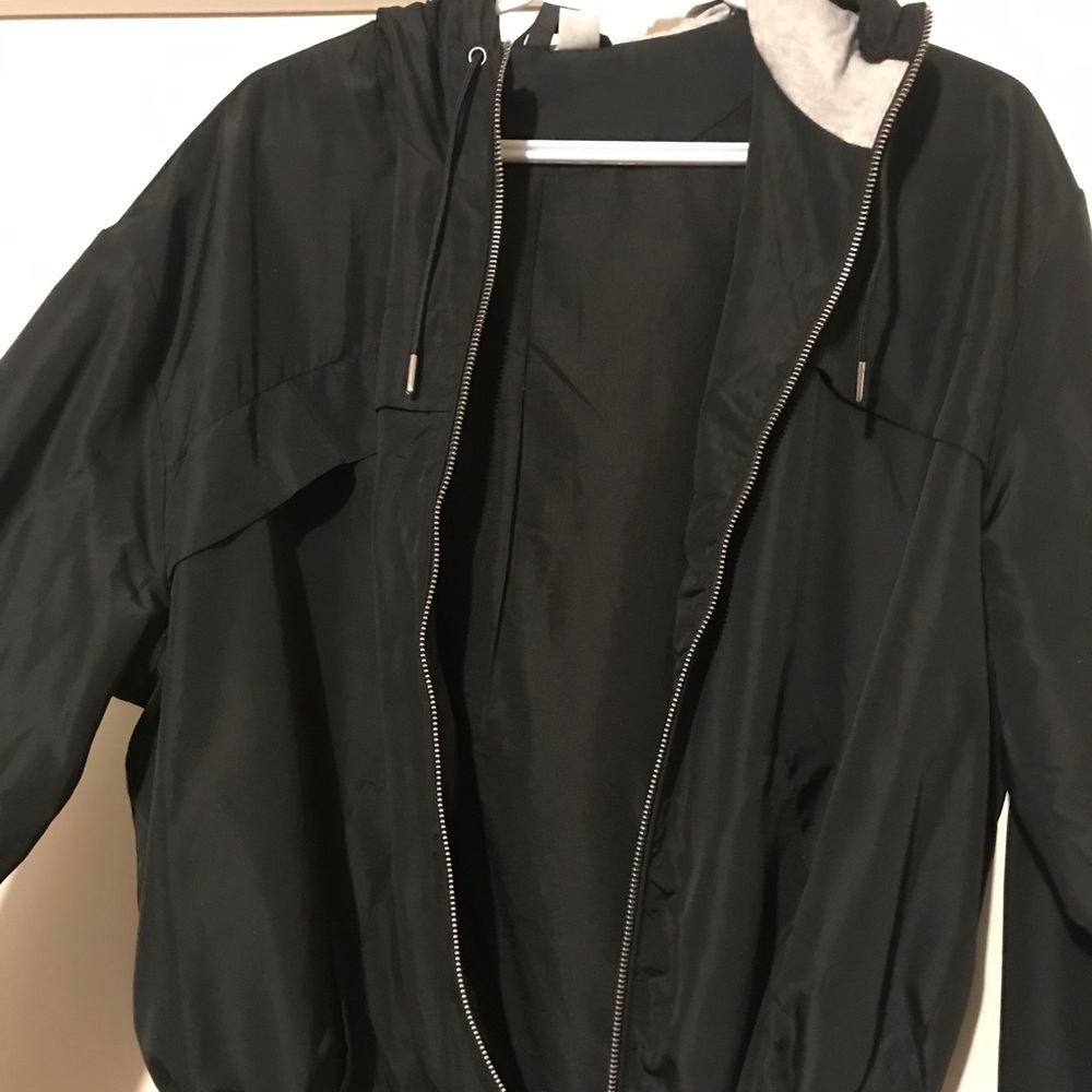 H&M Black Windbreaker